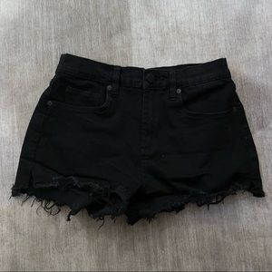 Blank NYC black jean shorts